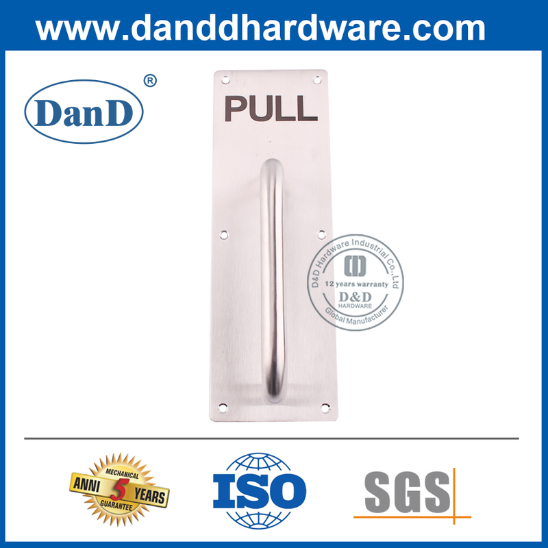 Tay cầm kéo bằng thép không gỉ Tấm ốp lưng kéo-DDPH023