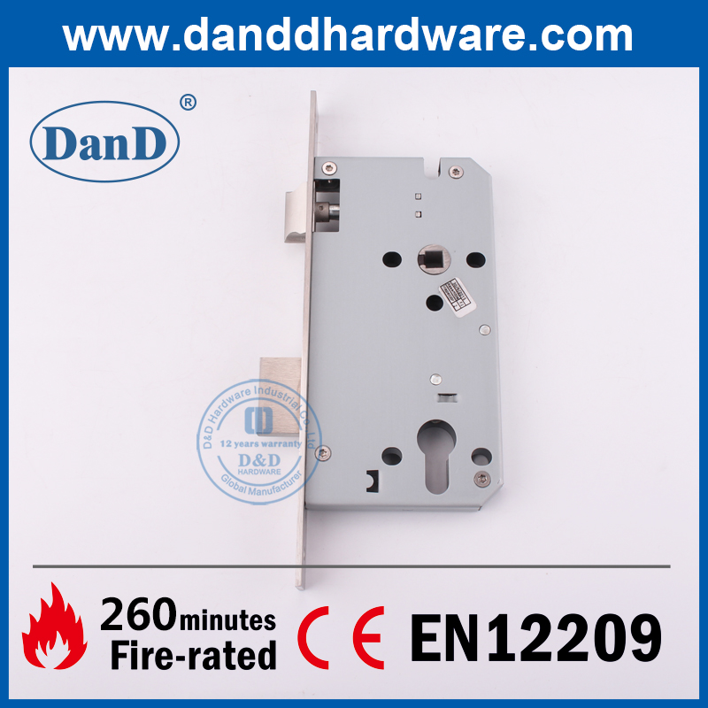 CE EN12209 Euro SS304 Khóa cửa bên trong chống cháy-DDML026-6085