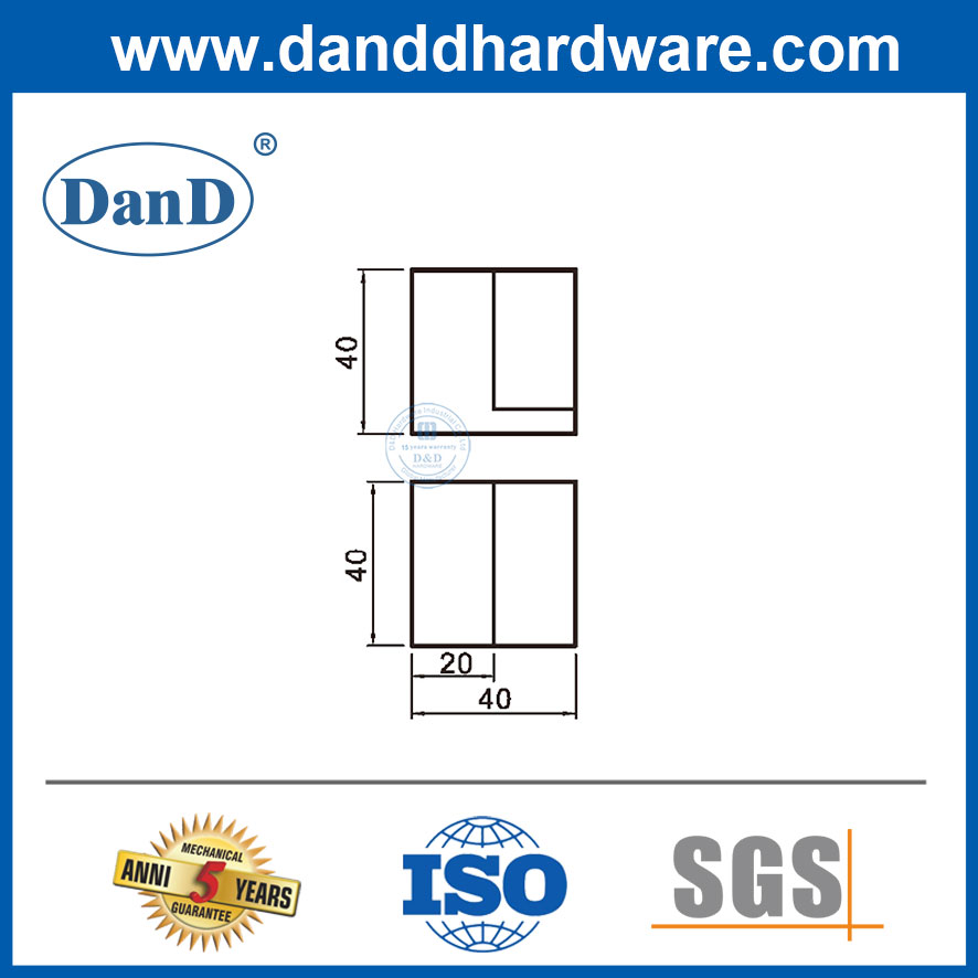 Chặn cửa an ninh Chặn cửa sàn bằng thép không gỉ cho tòa nhà dân cư-DDDS045