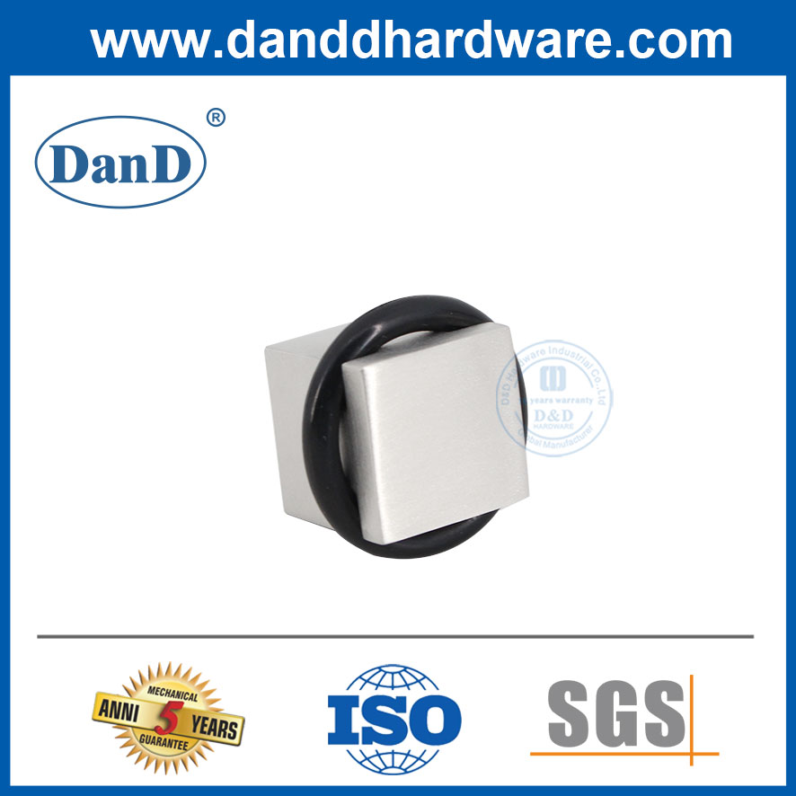 Tầng chặn cửa hình vuông nhỏ bằng thép không gỉ cho cửa gỗ-DDDS050