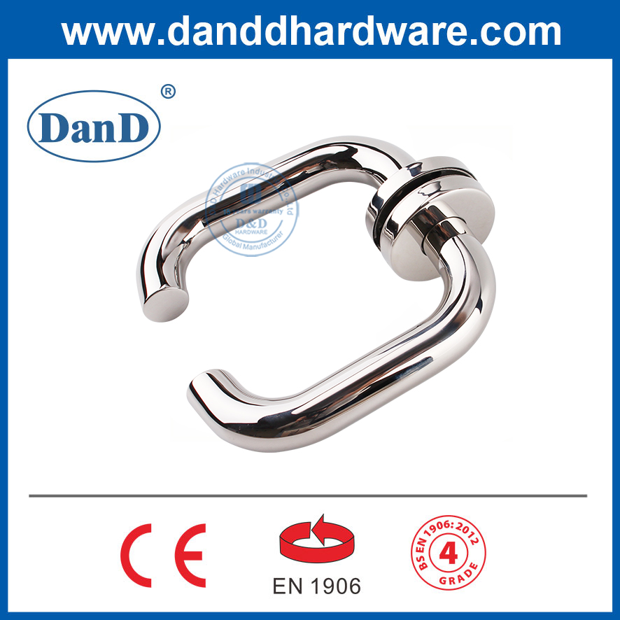 EN1906 Tay nắm cửa đôi bằng thép không gỉ được đánh bóng hoàn thiện-DDTH001