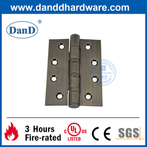 Cửa nội thất bằng đồng thau cổ Bản lề cửa mộng đầy đủ UL cấp SS201-DDSS003-FR-4X3X3.0