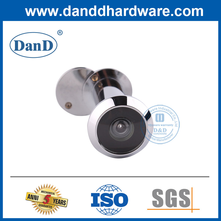 Thiết bị xem mắt cửa 180 độ bằng hợp kim kẽm cho cửa bên ngoài-DDDV002