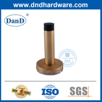 Cửa phòng tắm nhà vệ sinh bằng thép không gỉ Satin Brass Chặn cửa cao-DDDS016