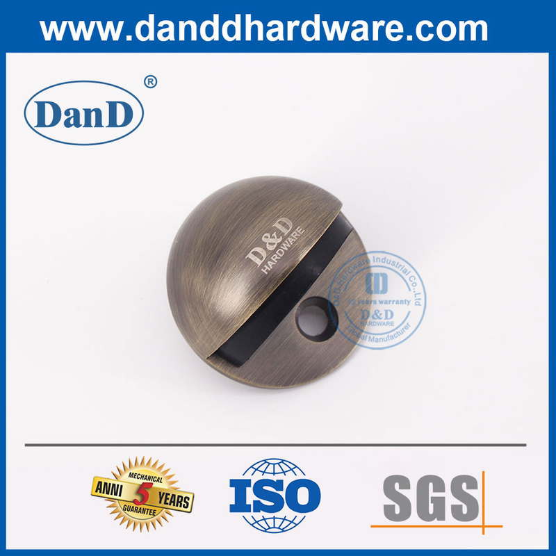 Nút chặn sàn bằng đồng cổ bằng hợp kim kẽm cho cửa phòng ngủ-DDDS005