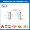 Lỗ nhìn trộm cửa bên ngoài 180 độ được xếp hạng chống cháy UL trong cửa chống cháy-DDDV007
