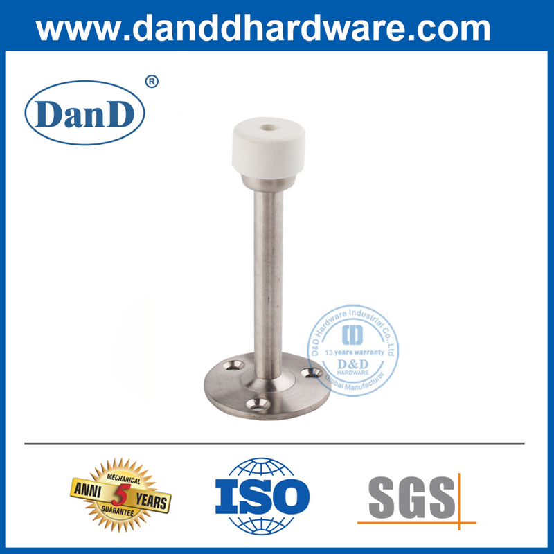 Chặn cửa màu trắng chất lượng cao Thép không gỉ Chặn cửa nội thất tốt nhất-DDDS018
