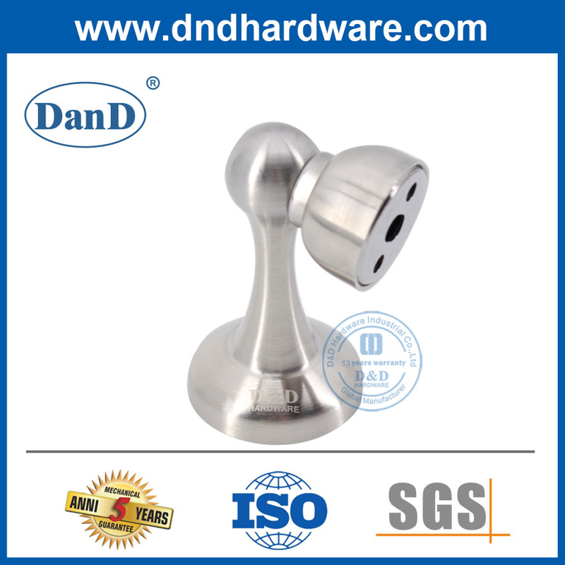 Sàn hợp kim kẽm gắn trên tường bằng thép không gỉ Nút chặn cửa từ tính mạnh-DDDS028