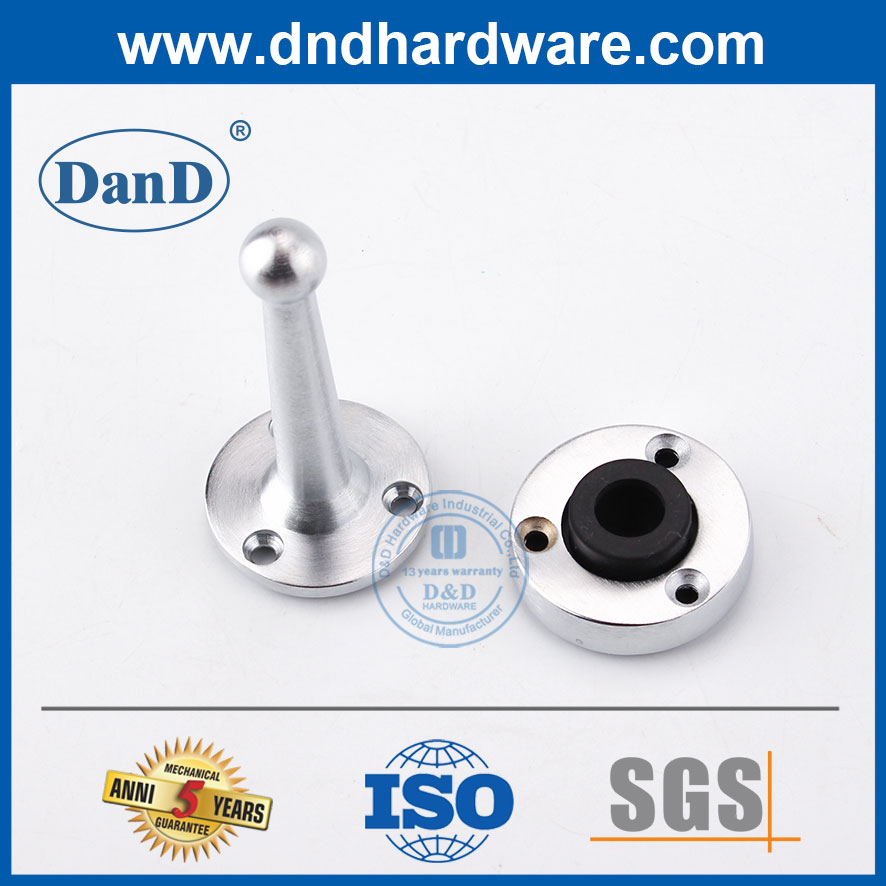 Chặn cửa cao cấp Satin Chrome Chặn cửa vào bằng hợp kim kẽm cho cửa kim loại-DDDS021