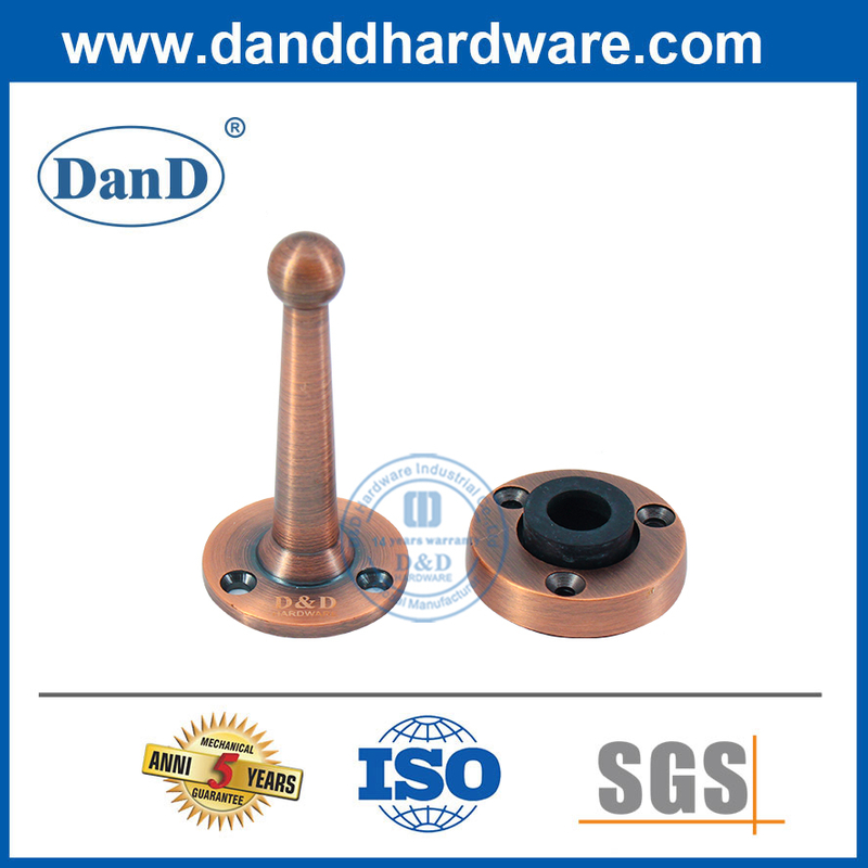 Nút chặn cửa độc đáo Giá đỡ cửa bằng đồng cổ Hợp kim kẽm Cửa gỗ-DDDS021