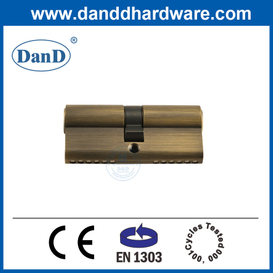 EN1303 Đồng thau cổ Trang chủ Khóa cửa mộng bảo mật cao Xi lanh-DDLC003-70mm-AB