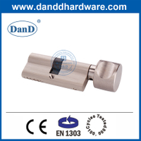 Giá xuất xưởng Cấu hình Euro Đồng thau rắn Mortise EN1303 Xi lanh khóa cửa-DDLC001-70mm-SN