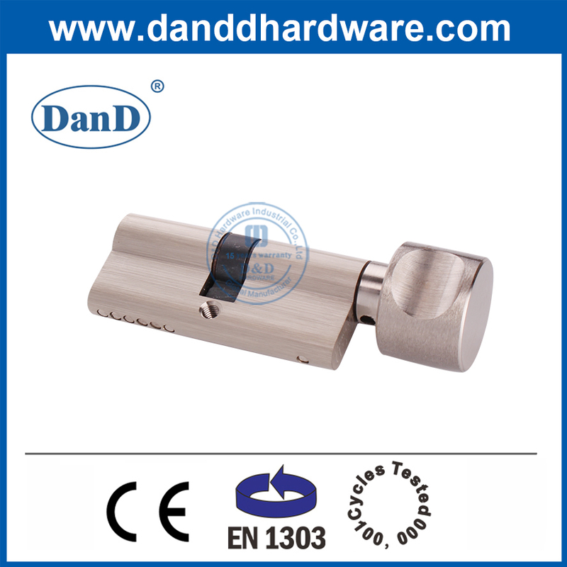 Giá xuất xưởng Cấu hình Euro Đồng thau rắn Mortise EN1303 Xi lanh khóa cửa-DDLC001-70mm-SN