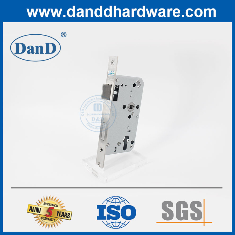 An ninh Chức năng thoát khỏi thị trường Euro Khóa cửa mộng bằng thép không gỉ Body-DDML009-E-6072