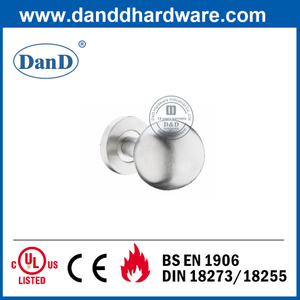 Núm cửa trang trí bên trong loại tròn SUS304 màu bạc-DDTH031