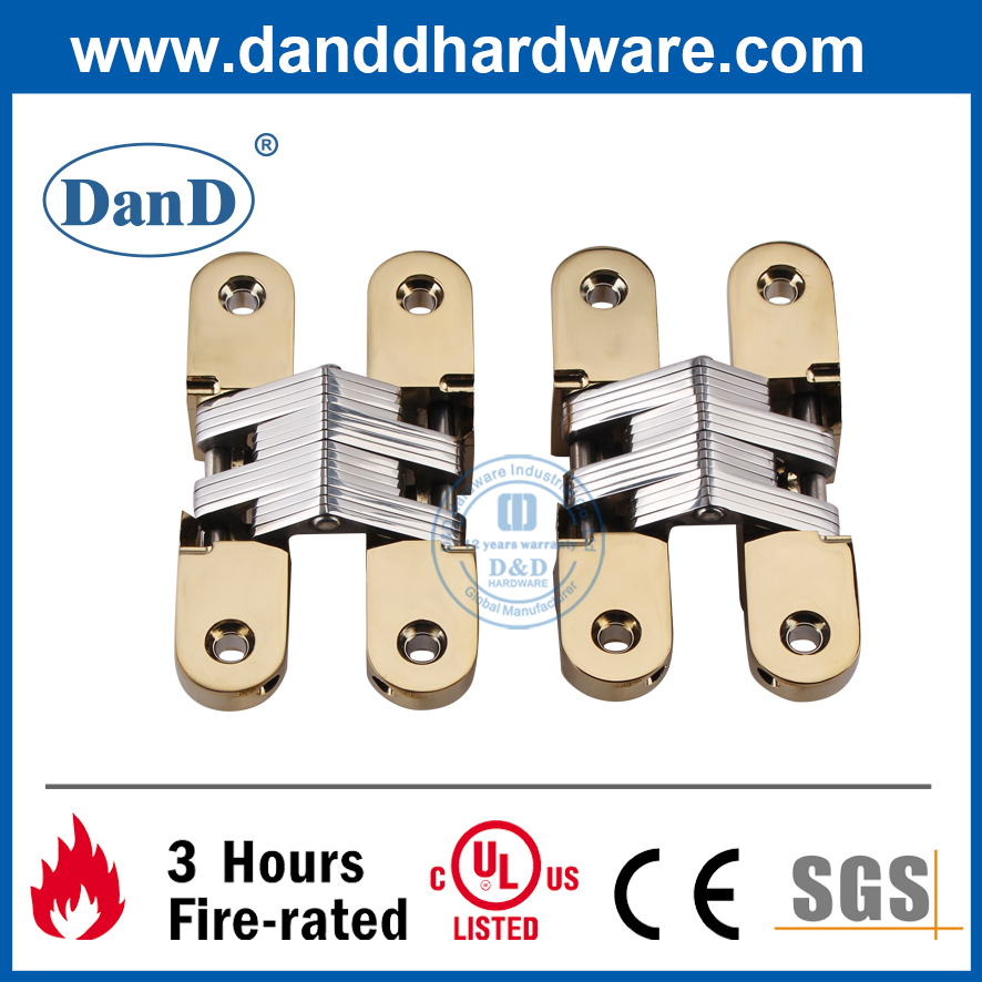 Phần cứng kiến ​​trúc bằng đồng thau được đánh bóng bằng thép không gỉ UL CE cho cửa chống cháy-DDDH004