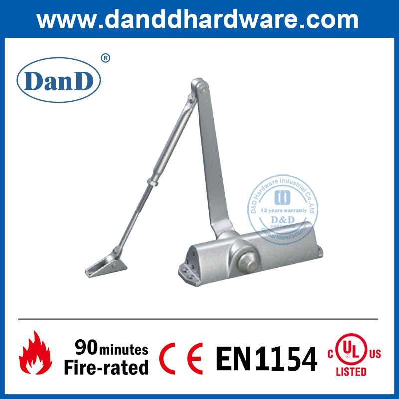 BS EN1154 Nhôm tự động đóng cửa ngoại thất bằng thủy lực-DDDC007