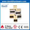 Bản lề cửa giấu hợp kim kẽm bằng đồng thau Satin cho chung cư-DDCH007