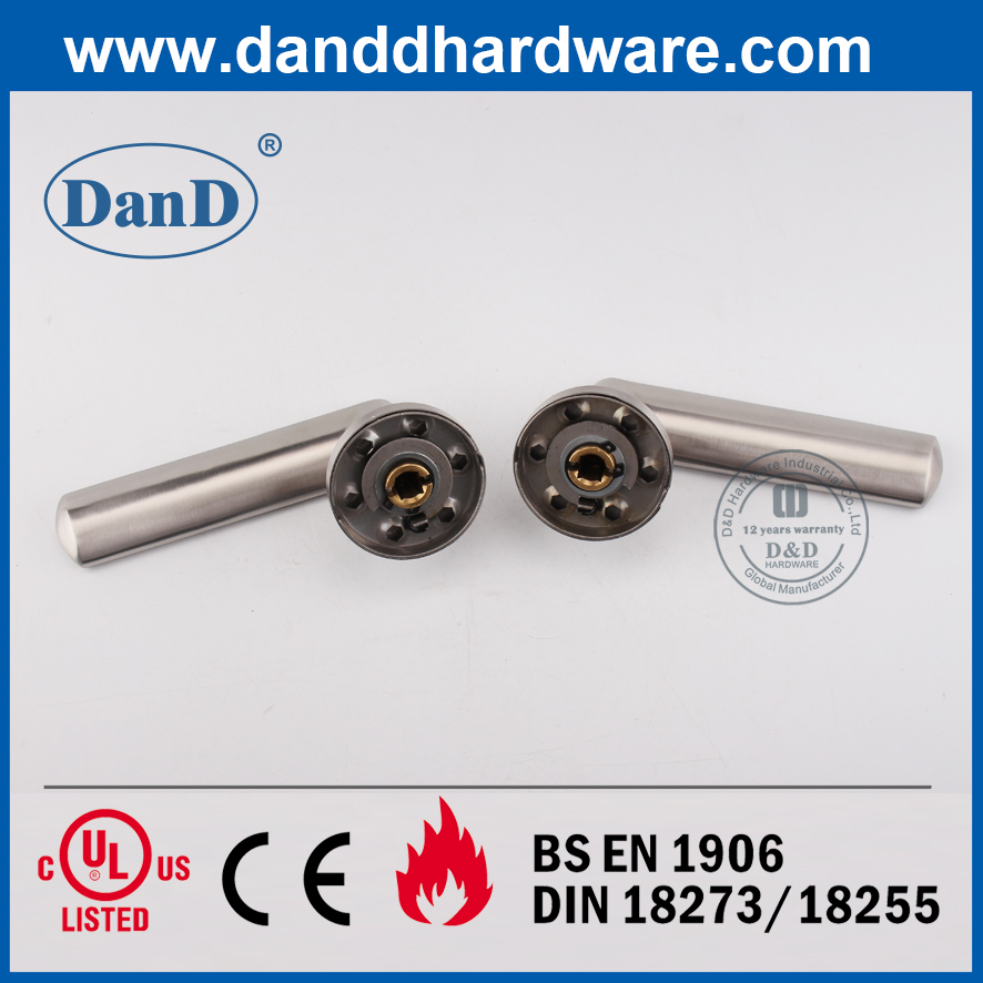 Tay nắm cửa đòn bẩy rắn hiện đại bằng thép không gỉ 304 cho cửa trước-DDSH011