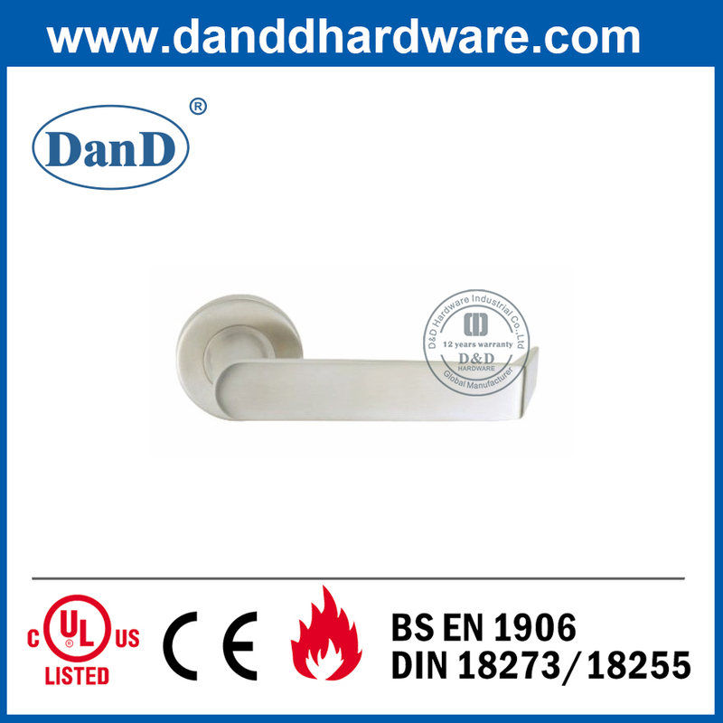 Tay nắm cửa bên ngoài có đòn bẩy rắn loại 304 tùy chỉnh cho cửa gỗ-DDSH028