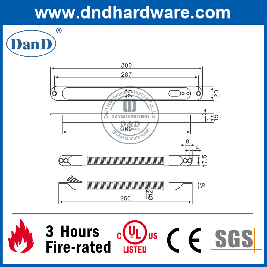 Thiết bị truyền tải điện giấu kín bằng thép không gỉ 304-DDTD002 