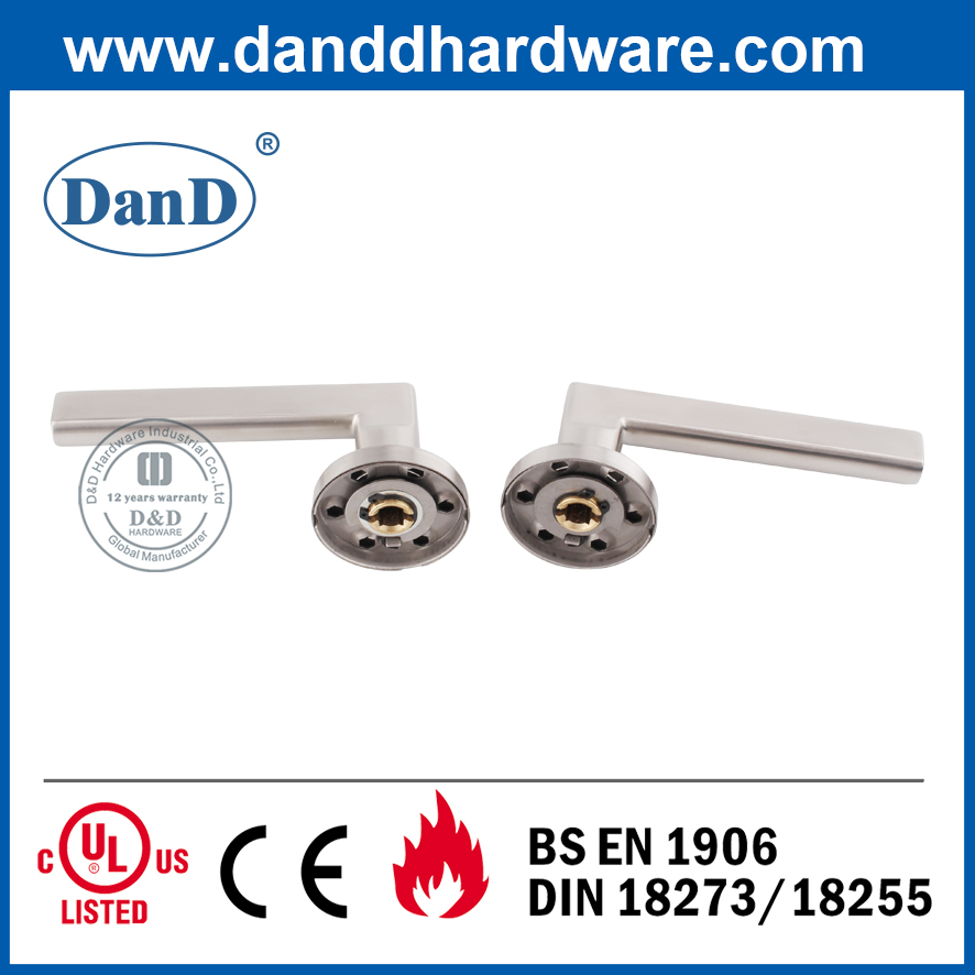 Tay nắm cửa kiểu đòn bẩy rắn loại 304 cho cửa ra vào-DDSH023