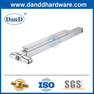 Cửa thiết bị thoát hiểm loại 1 điểm bằng thép không gỉ và vành nhôm có thanh thoát hiểm-DDPD301