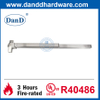 UL 10C Cửa thoát hiểm khẩn cấp 3 giờ được xếp hạng chống cháy Thanh đẩy hoảng loạn bằng thép không gỉ-DDPD003