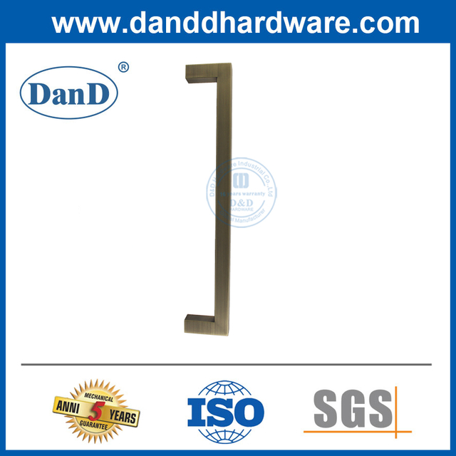 Tay nắm cửa kính bằng thép không gỉ Tay nắm kéo bằng đồng cổ dành cho thị trường châu Âu-DDPH034