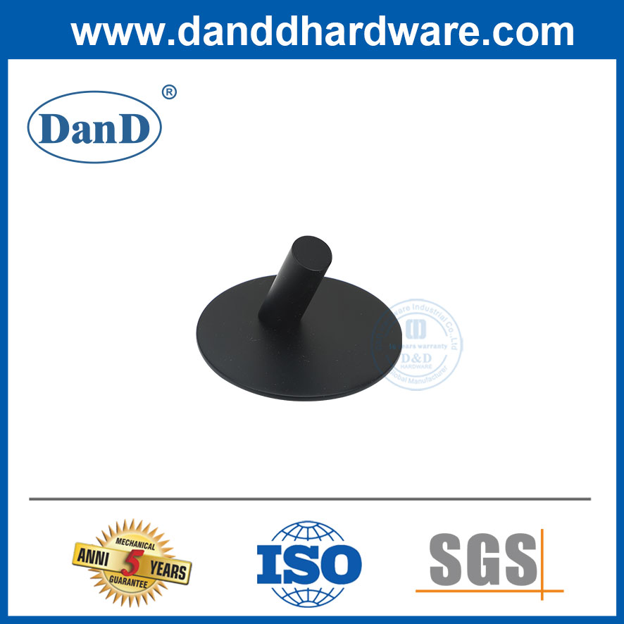 Móc Quần Áo Tắm Móc Treo Tường Mờ Đen Móc Áo Móc Treo Áo Cho Wall-DDTC017