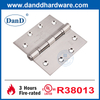 Bản lề cửa thép không gỉ được xếp hạng chống cháy UL Bản lề cửa bên trong-DDSS002-FR-4.5x4.5x3