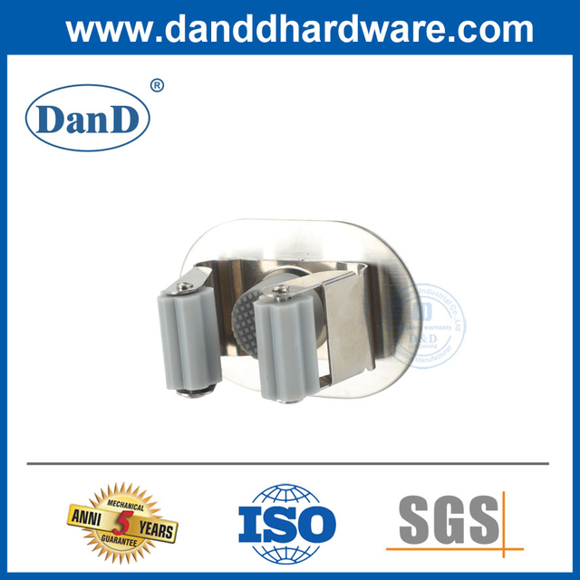 Thép không gỉ 304 Áo choàng vải Móc khăn Áo móc treo tường nhà máy-DDTC003