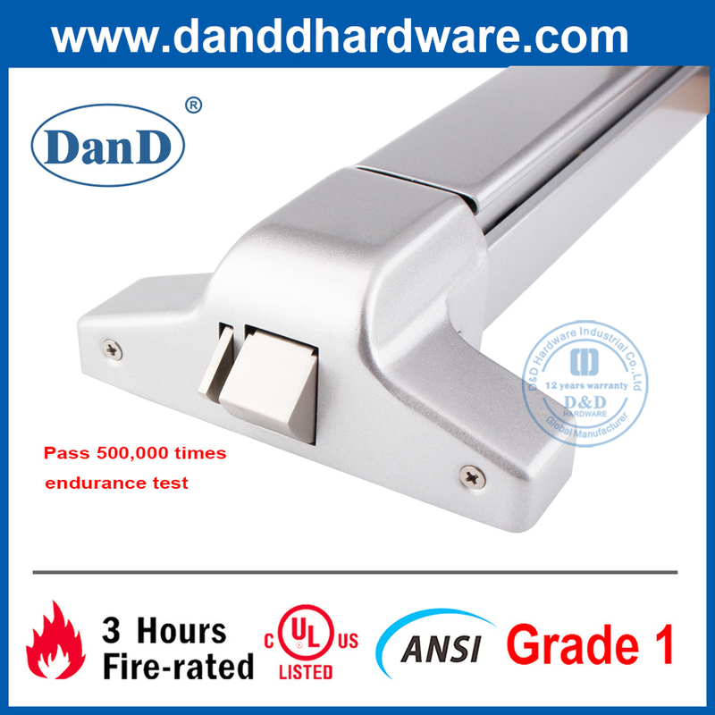 Thanh đẩy cửa thoát hiểm bằng thép chống cháy ANSI cấp 1 UL-DDPD003