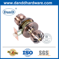 Nhà máy Trung Quốc Khóa tay nắm cửa bằng đồng cổ bằng hợp kim kẽm-DDLK051