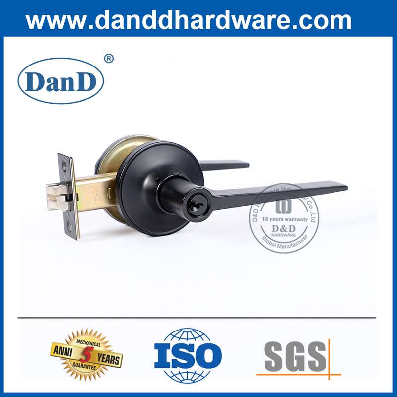 Khóa đòn bẩy thương mại màu đen hợp kim kẽm-DDLK084