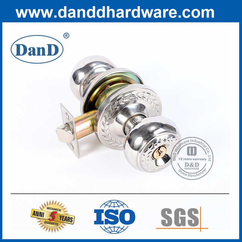 Tay nắm cửa ngoài bằng hợp kim kẽm đẹp có khóa-DDLK063