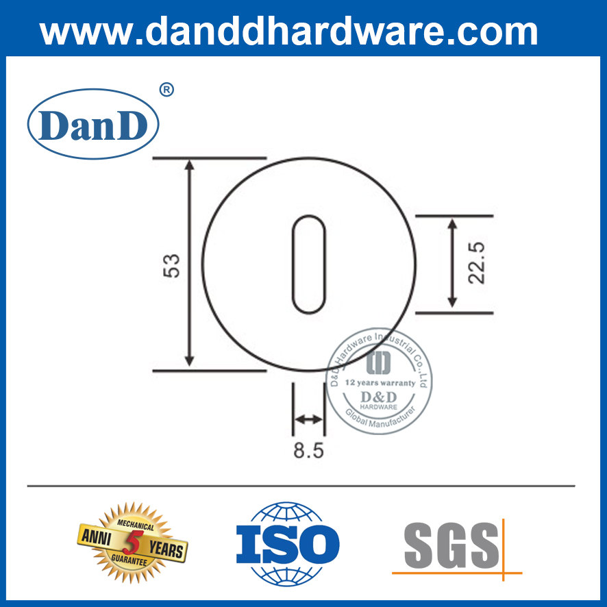 Escutcheon-DDES005 loại tròn