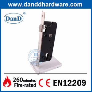 Khóa cửa vào lỗ mộng thân màu đen SS304-DDML016-4585