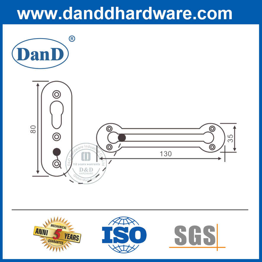 Khóa xích trong nhà an toàn bằng thép không gỉ tốt nhất-DDDG003