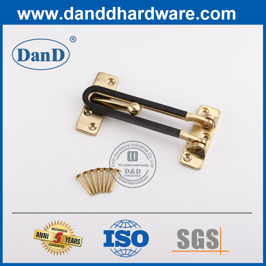 Khóa bảo vệ cửa thương mại bằng đồng thau Satin-DDDG008