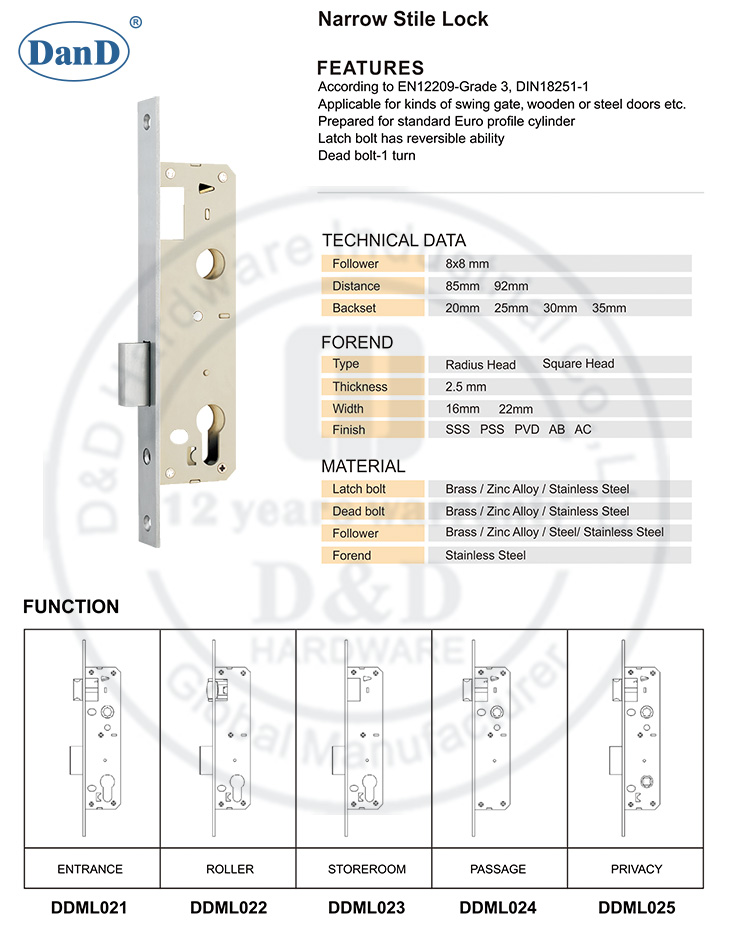 Kho chứa phần cứng Stile Lock-D và D