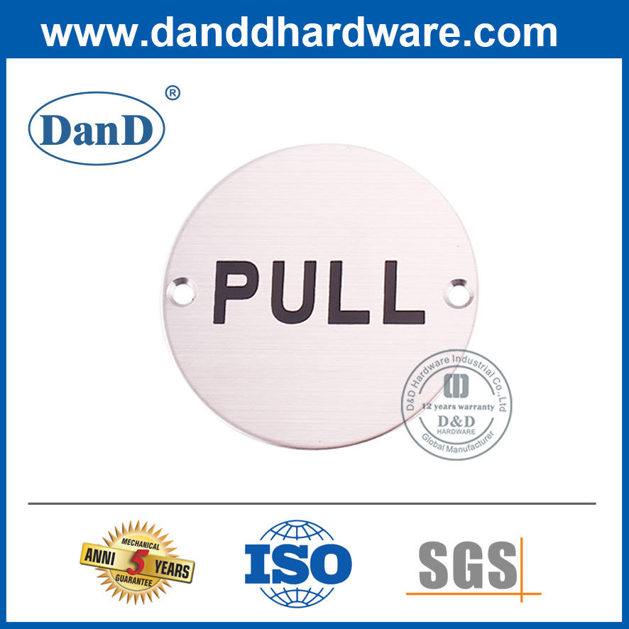 Thiết kế mới Tấm biển cấm hút thuốc bằng thép không gỉ-DDSP008