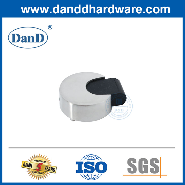 Nút chặn cửa loại tròn Nút chặn cao su bằng thép không gỉ cho cửa ra vào-DDDS043