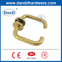 Tay nắm cửa bên trong EN1906 Tay nắm cửa bằng đồng thau Satin bằng thép không gỉ-DDTH001