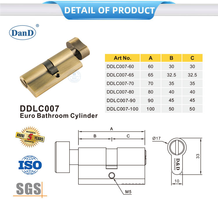 Xi lanh khóa đồng cổ