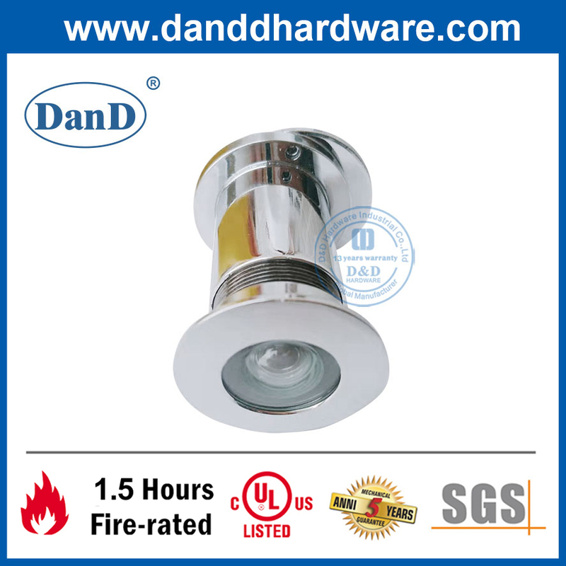 Thiết bị xem mắt ngoài cửa được xếp hạng chống cháy UL Peephole-DDDV004