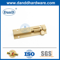 Nhà cung cấp Bu lông Tháp Đồng thau có thể khóa Cửa trước Stain Golden-DDDB016
