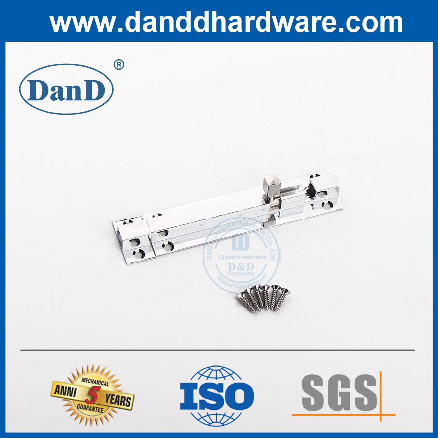 Bu lông tháp bằng đồng thau Chrome được đánh bóng Loại thùng 4 inch-DDDB016