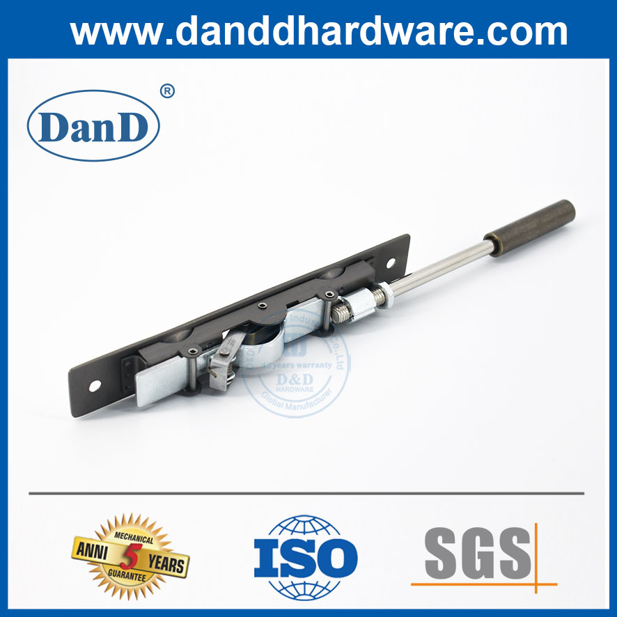 Bu lông xả bằng thép không gỉ bằng đồng thau cổ Khóa chốt cửa bằng tay cho cửa đôi-DDDB011