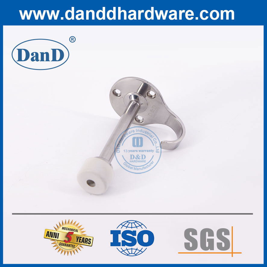 Chặn cửa tường đặc biệt có móc Chặn cửa dài bằng thép không gỉ-DDDS017